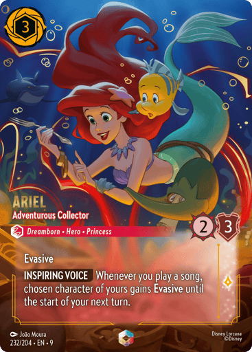 Ariel - Adventurous Collector (Enchanted) 232/204 card from Fabled