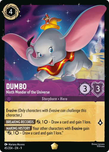 Dumbo - Ninth Wonder of the Universe 45/204 card from Fabled