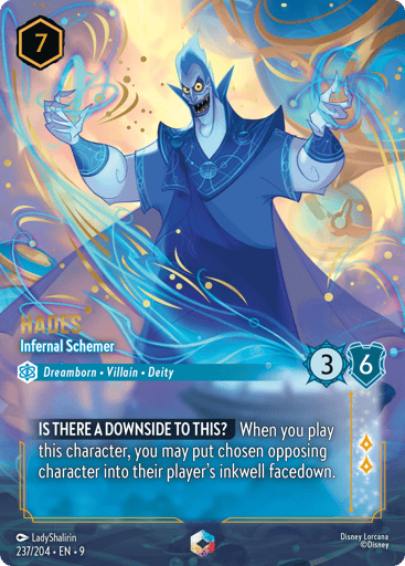 Hades - Infernal Schemer (Enchanted) 237/204 card from Fabled