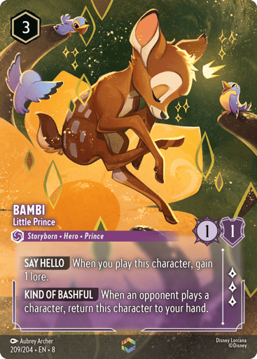 Bambi - Little Prince (Enchanted) 209/204 card from Reign of Jafar