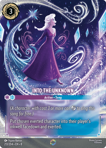 Into the Unknown (Enchanted) 213/204 card from Reign of Jafar