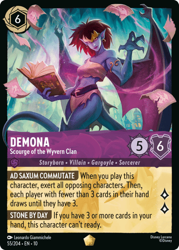 Demona - Scourge of the Wyvern Clan 55/204 card from Whispers in the Well
