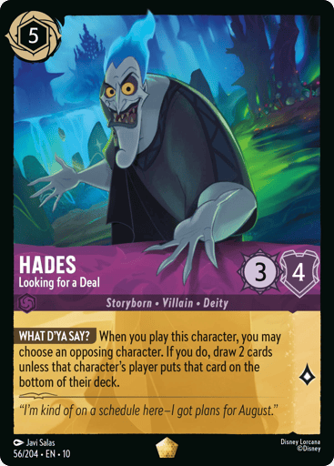 Hades - Looking for a Deal 56/204 card from Whispers in the Well