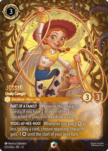 Jessie - Lively Cowgirl (Enchanted) 223/204 card from Wilds Unknown