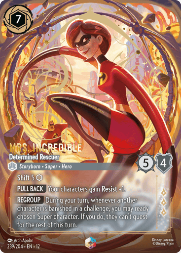 Mrs. Incredible - Determined Rescuer (Enchanted) 239/204 card from Wilds Unknown
