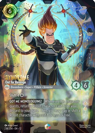 Syndrome - Out for Revenge (Enchanted) 238/204 card from Wilds Unknown