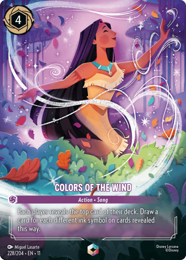 Colors of the Wind (Enchanted) 228/204 card from Winterspell