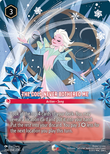 The Cold Never Bothered Me (Enchanted) 234/204 card from Winterspell