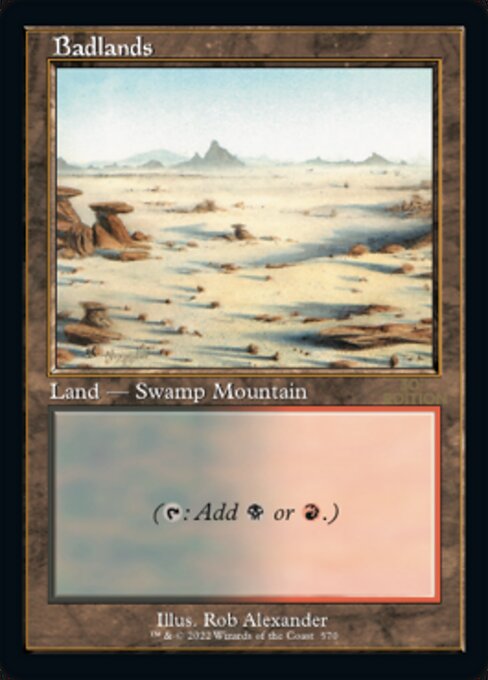 Badlands (Retro Frame) 570 card from 30th Anniversary Edition