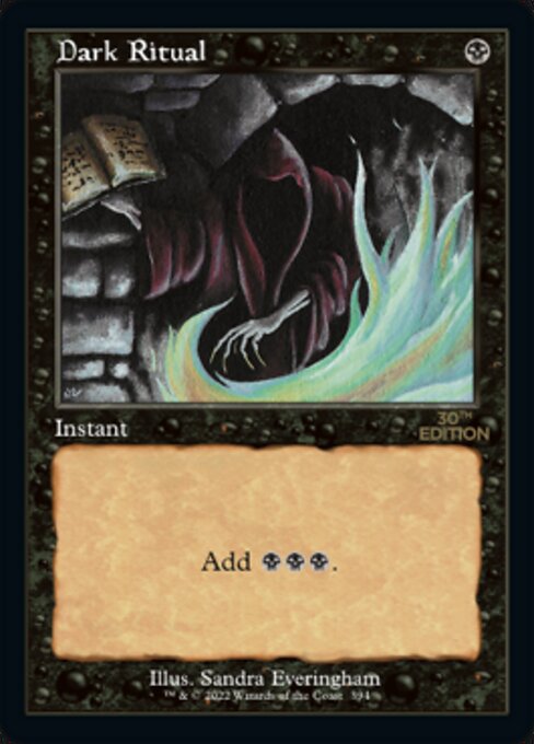 Dark Ritual (Retro Frame) 394 card from 30th Anniversary Edition