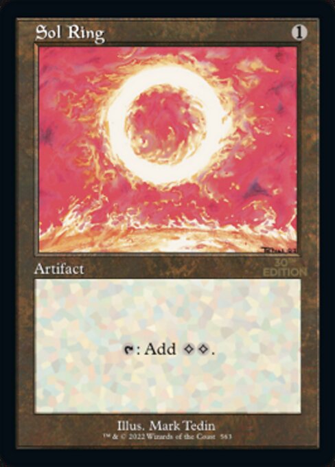 Sol Ring (563) (Retro Frame) 563 card from 30th Anniversary Edition