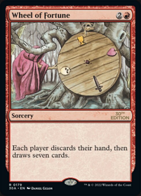 Wheel of Fortune 179 card from 30th Anniversary Edition