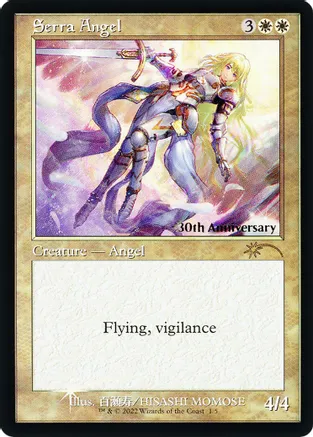 Serra Angel (Retro Frame) 1 card from 30th Anniversary Promos