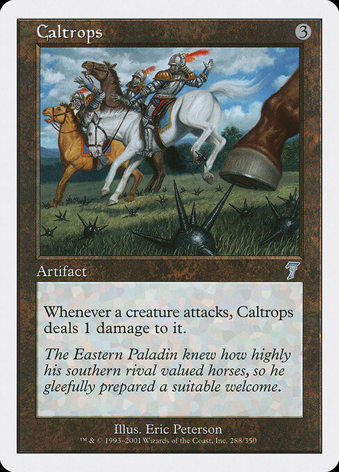 Caltrops 288 card from 7th Edition