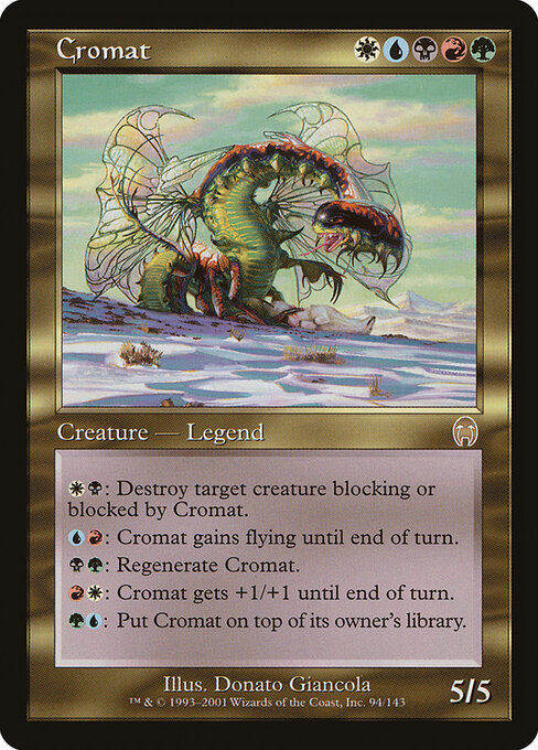 Cromat 94 card from Apocalypse