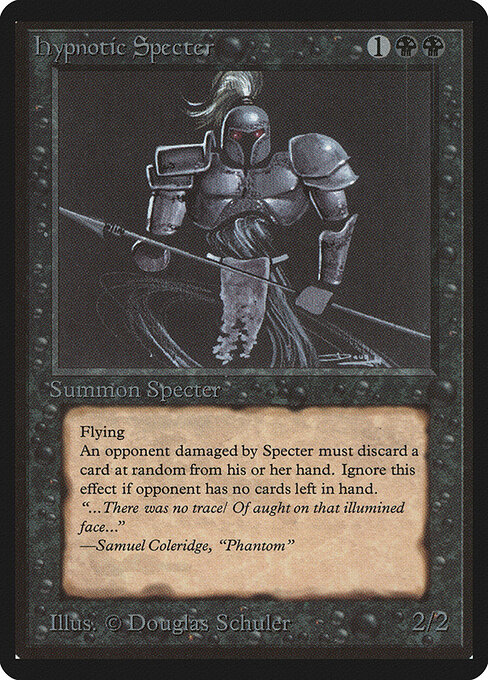 Hypnotic Specter card from Beta Edition