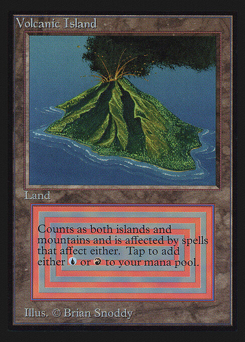 Volcanic Island (CE) card from Collector's Edition
