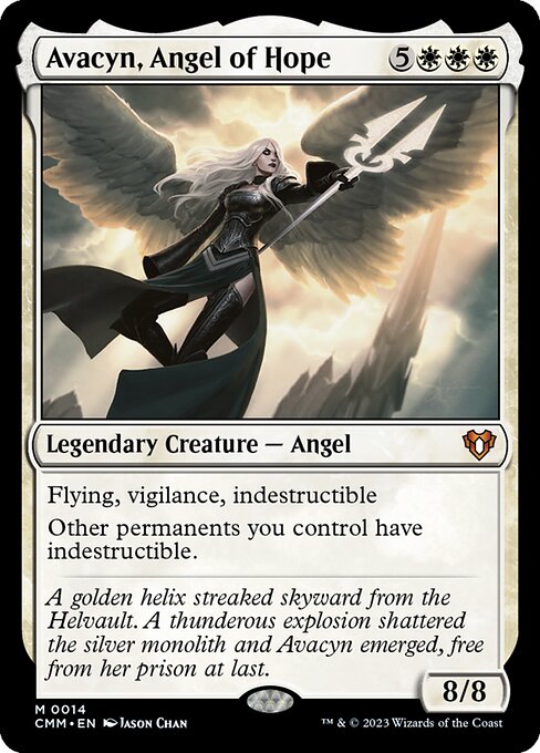 Avacyn, Angel of Hope 14 card from Commander Masters