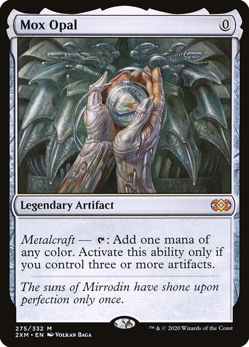 Mox Opal 275 card from Double Masters
