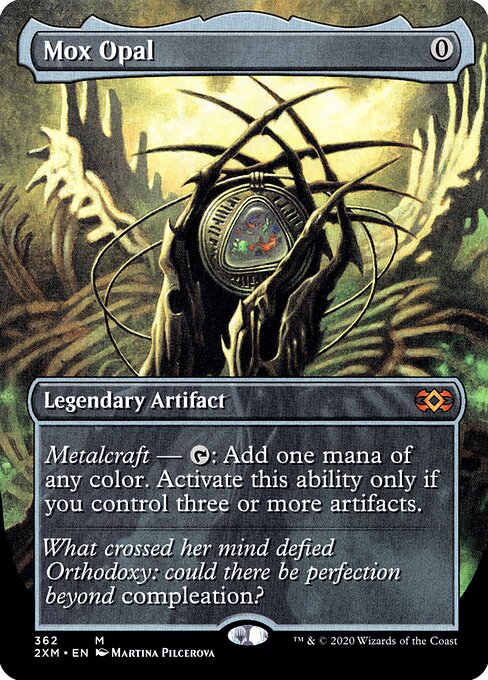 Mox Opal (Borderless) 362 card from Double Masters