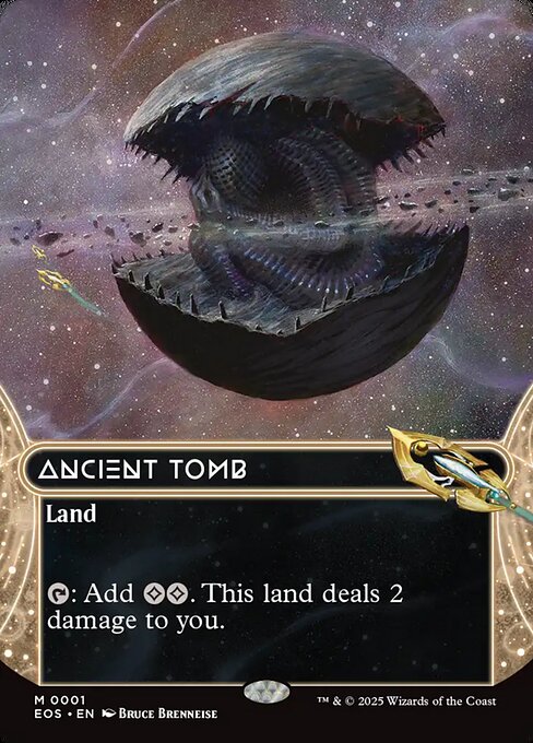 Ancient Tomb (0001) (Borderless) 1 card from Edge of Eternities: Stellar Sights