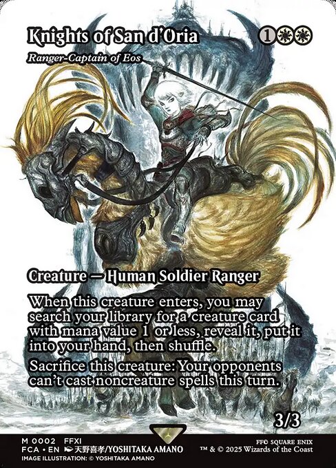 Knights of San d'Oria - Ranger-Captain of Eos (Showcase) 2 card from FINAL FANTASY: Through the Ages