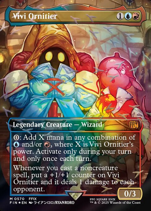 Vivi Ornitier (Borderless) (Chocobo Track Foil) 570 card from FINAL FANTASY