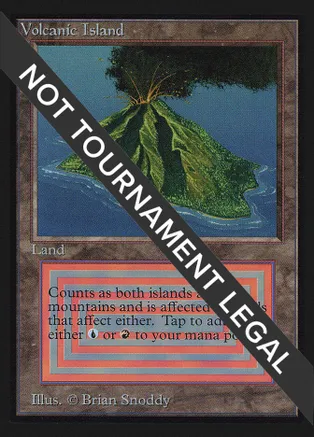 Volcanic Island (IE) card from International Edition