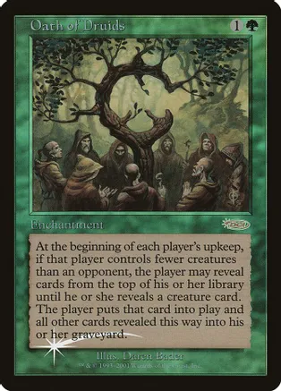 Oath of Druids 2 card from Judge Promos