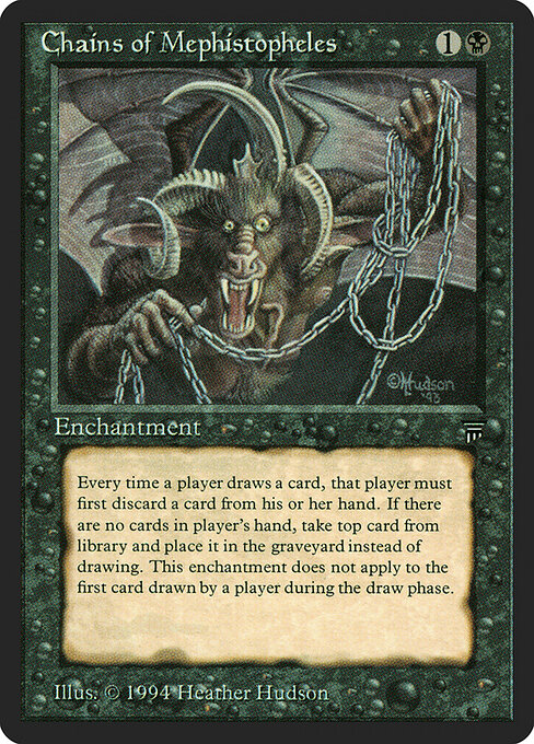 Chains of Mephistopheles card from Legends