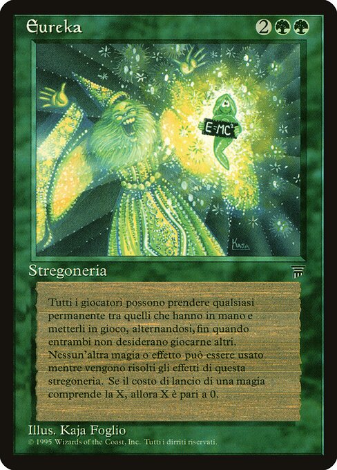 Eureka card from Legends