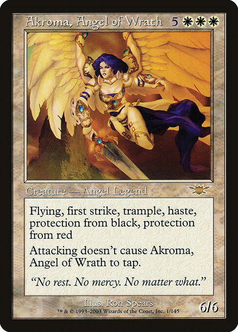 Akroma, Angel of Wrath 1 card from Legions