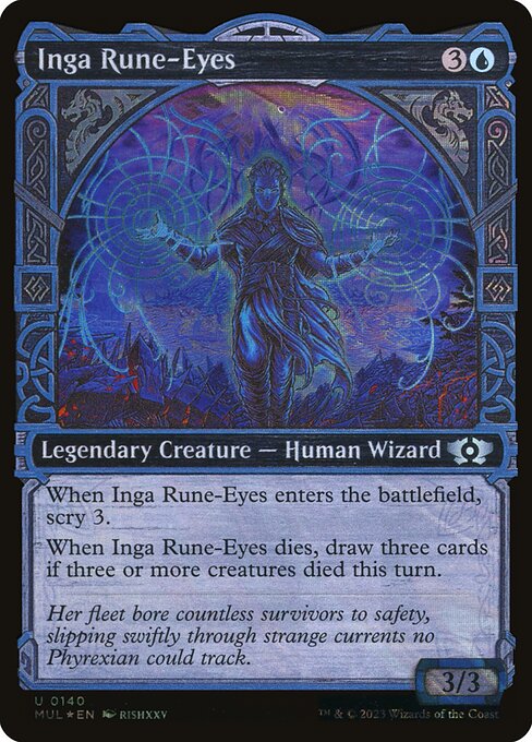 Inga Rune-Eyes (Serial Numbered) 140 card from March of the Machine: Multiverse Legends