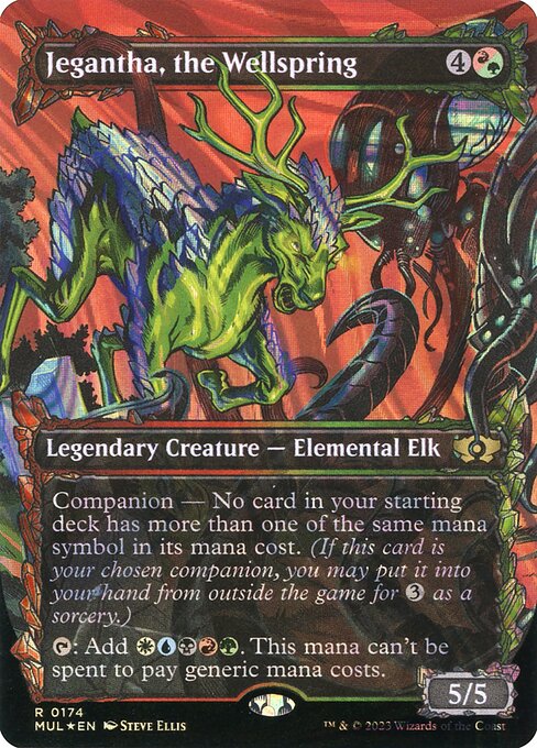 Jegantha, the Wellspring (Serial Numbered) 174 card from March of the Machine: Multiverse Legends