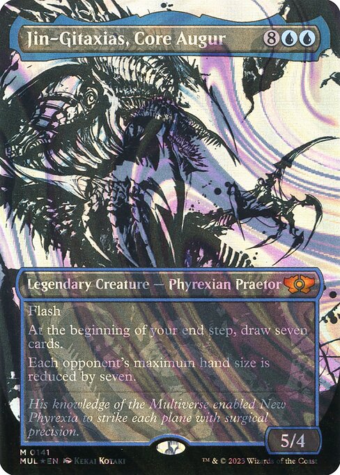 Jin-Gitaxias, Core Augur (Serial Numbered) 141 card from March of the Machine: Multiverse Legends