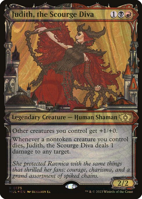 Judith, the Scourge Diva (Serial Numbered) 175 card from March of the Machine: Multiverse Legends