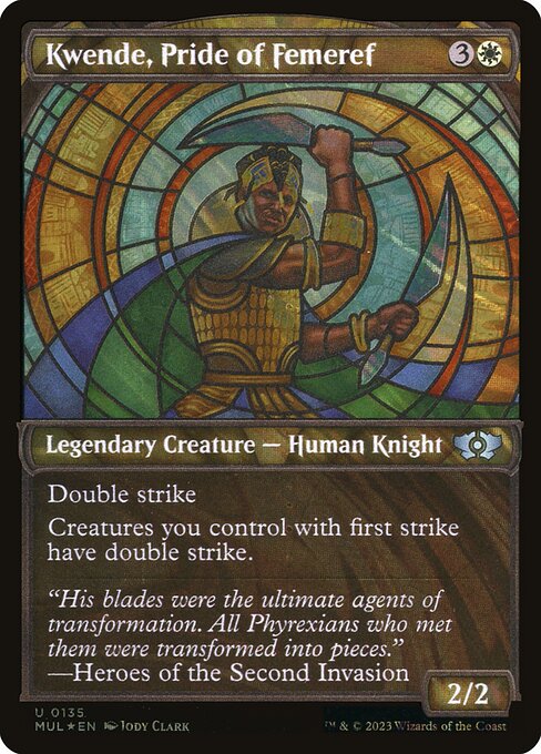Kwende, Pride of Femeref (Serial Numbered) 135 card from March of the Machine: Multiverse Legends