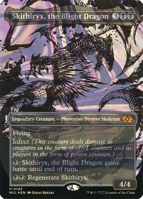 Skithiryx, the Blight Dragon (Serial Numbered) 147 card from March of the Machine: Multiverse Legends