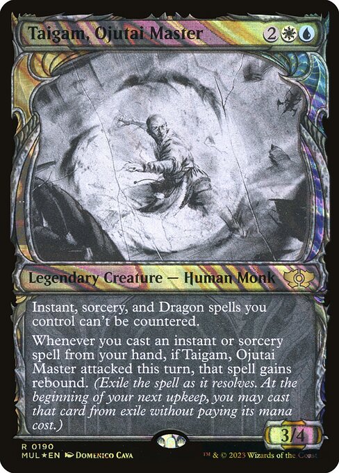 Taigam, Ojutai Master (Serial Numbered) 190 card from March of the Machine: Multiverse Legends