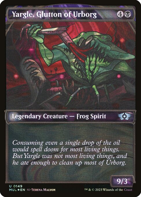 Yargle, Glutton of Urborg (Serial Numbered) 149 card from March of the Machine: Multiverse Legends