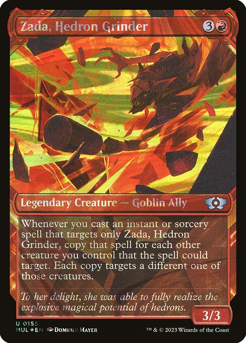 Zada, Hedron Grinder (Serial Numbered) 155 card from March of the Machine: Multiverse Legends