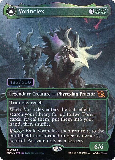 Vorinclex (Serial Numbered) 342 card from March of the Machine