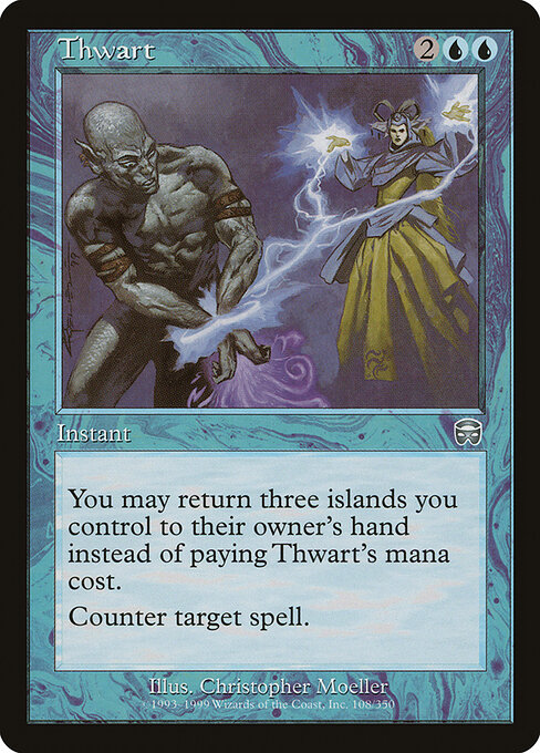 Thwart 108 card from Mercadian Masques