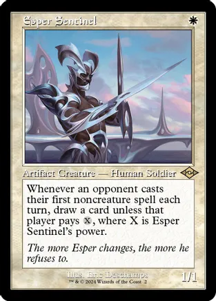 Esper Sentinel (Retro Frame) 2 card from Modern Horizons 2