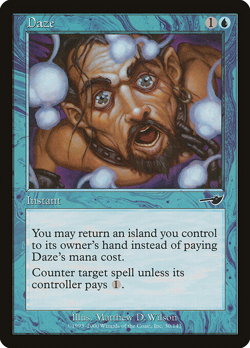 Daze 30 card from Nemesis