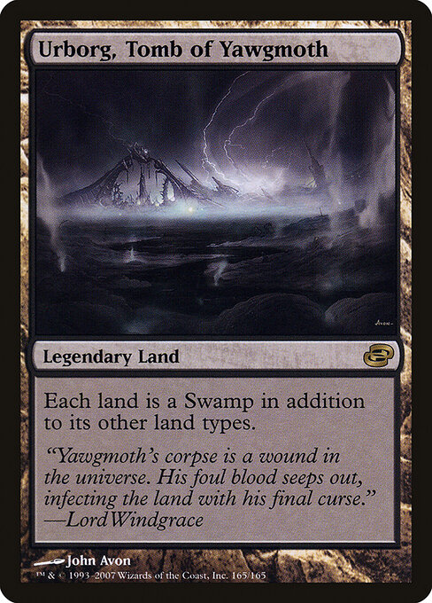 Urborg, Tomb of Yawgmoth 165 card from Planar Chaos
