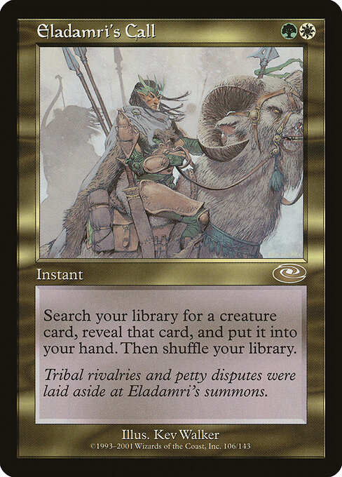 Eladamri's Call 106 card from Planeshift