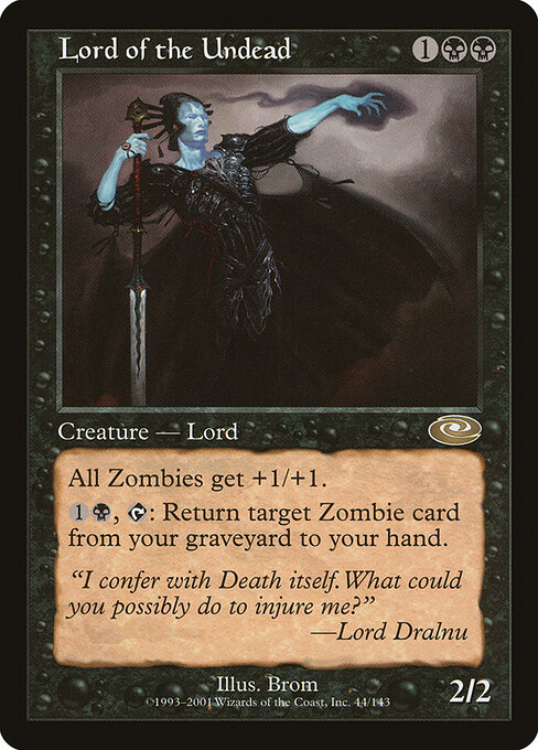 Lord of the Undead 44 card from Planeshift