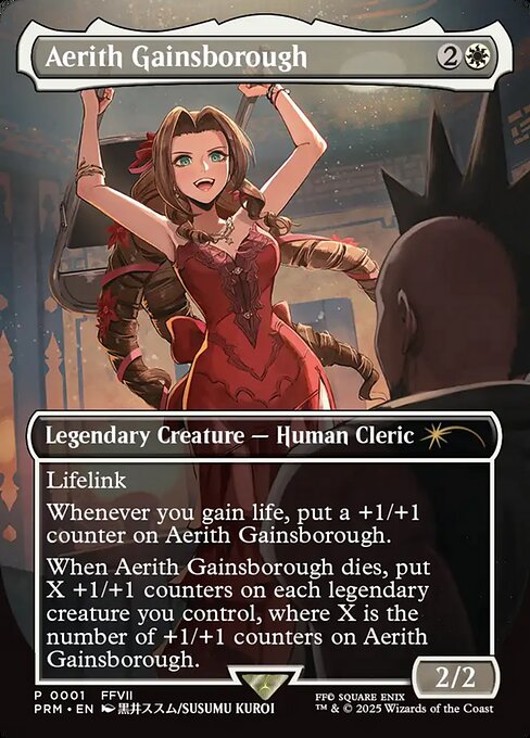 Aerith Gainsborough 1 card from Pro Tour Promos