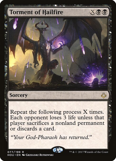 Torment of Hailfire 77 card from Promo Pack: Adventures in the Forgotten Realms